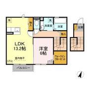 シュタットみどりの Cの間取り画像