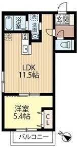 グランメゾン朝日町の間取り画像