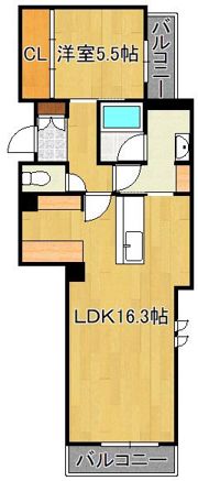 シャーメゾン竪町の間取り画像