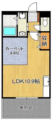 リヴィエール福丸弐番館の間取り画像