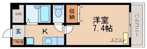 南滋賀ヒューマンハイツの間取り画像