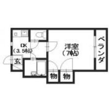 ハイム坂本の間取り画像