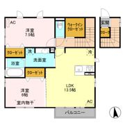 パルファン・デュオの間取り画像