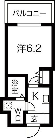 ニューシティアパートメンツ西天満の間取り画像
