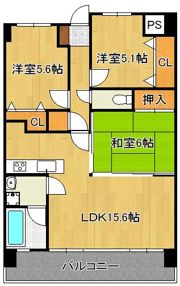 ニューガイア四季彩の丘B棟の間取り画像