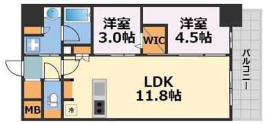 アーバネックス南森町WESTの間取り画像