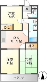 レジデンス旭の間取り画像