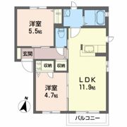 ソレアードBの間取り画像