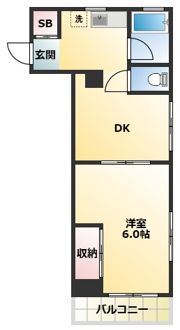 杉本ビルの間取り画像