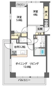 ロイヤルハイツ今福鶴見駅の間取り画像