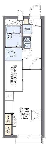 レオパレス津田山手の間取り画像