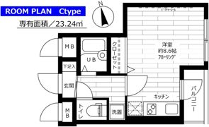 ステージファースト慶應三田の間取り画像
