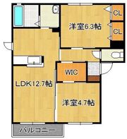 エスペランサ Dの間取り画像