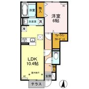 ジュネス江木の間取り画像