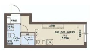 COCOFLAT大井町の間取り画像