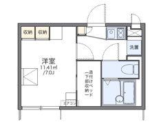 レオパレスクレールの間取り画像