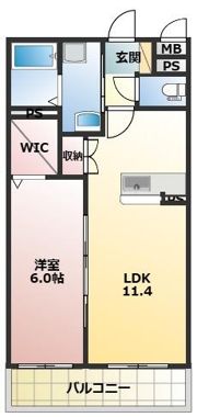 ラフィーネさつまの間取り画像