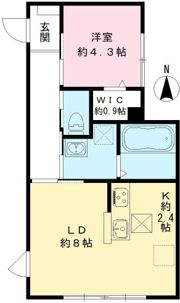 クロシェット井の頭（IOT賃貸）の間取り画像
