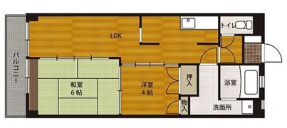 かおるコーポの間取り画像