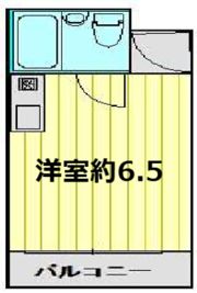 比枝コーポラス徳庵の間取り画像