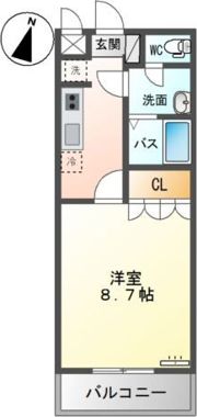 サンハイムの間取り画像