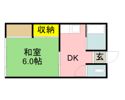 勝負谷コーポの間取り画像