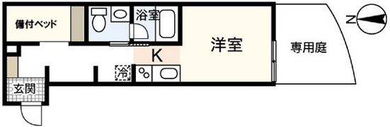 リバーノース中筋の間取り画像