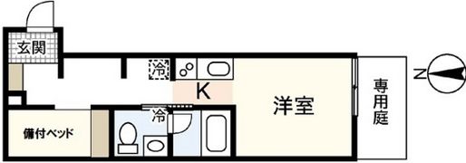 リバーノース中筋の間取り画像
