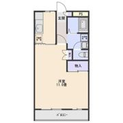 ハイツ大利根ⅢAの間取り画像