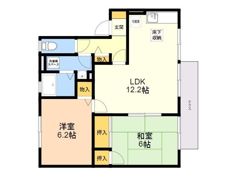 ハイカムールデビューの間取り画像