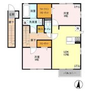 パルテール三鷹の間取り画像