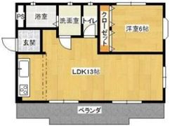 MUハイツの間取り画像