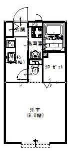 ヴィラージュ美崎の間取り画像