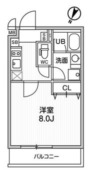ALTERNA北品川の間取り画像