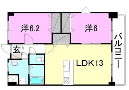 メゾンMB喜与町の間取り画像