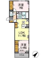 フレアⅡの間取り画像