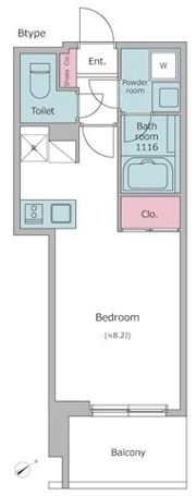 ライトテラス上野の間取り画像
