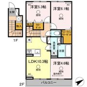 ソロモン泗水の間取り画像
