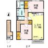 ロイヤルパークス林町 A棟の間取り画像