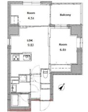 リビオメゾン上野入谷の間取り画像