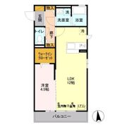 オルテシア Ⅰの間取り画像