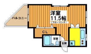 メゾンヨーラクの間取り画像