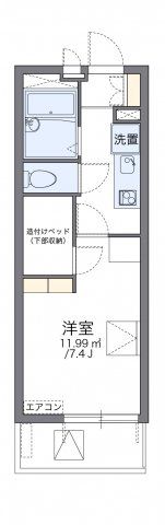 レオパレスドリームハウス枚方の間取り画像