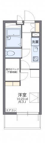 レオパレスひらかたの間取り画像