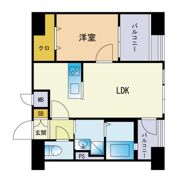 エンクレスト博多駅南CELESの間取り画像