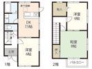 レジデンス川本B棟の間取り画像