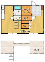 グリーンゲーブルの間取り画像