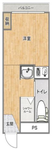 シャトー都島の間取り画像