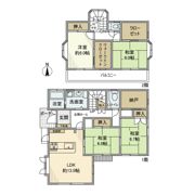 的場北戸建の間取り画像