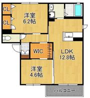 シャーメゾン谷町 A棟の間取り画像